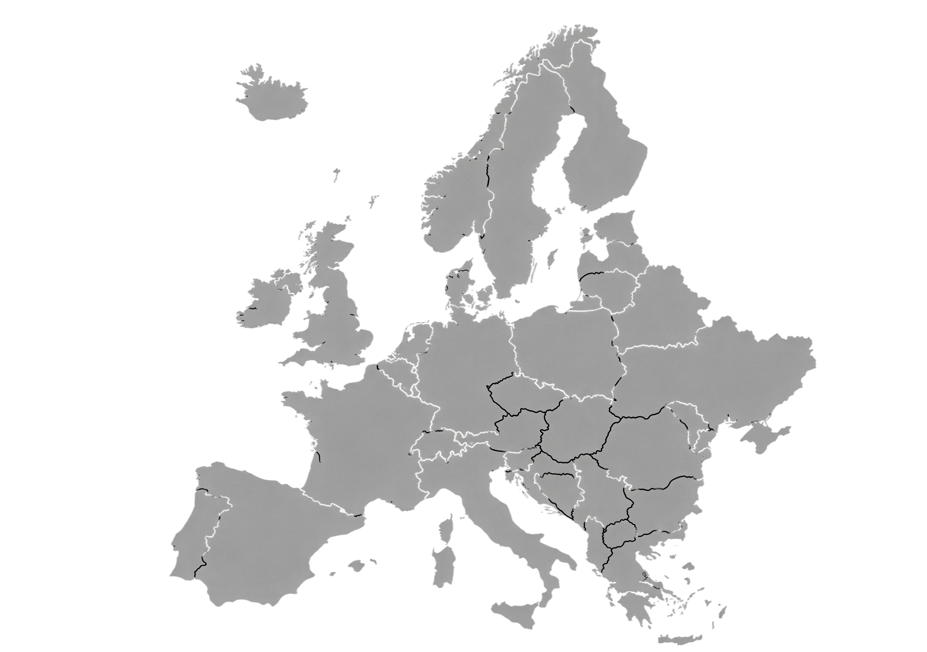 Map of CUP’D locations across Europe