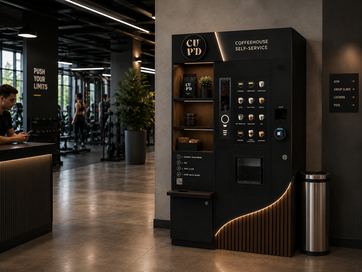 Coffee station visualization